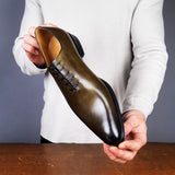 Benson Wholecut Oxford Olive Green