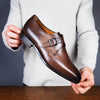 Brooklyn Single Monk Strap Brown