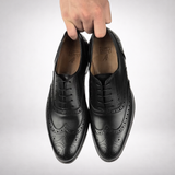 Cambridge Wingtip Oxford Brogue Black