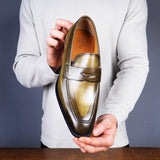 Hampton Penny Loafer Olive Green