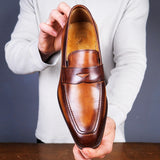 Hampton Penny Loafer Brown Suede