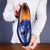 Henley Tassel Loafer Blue