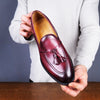 Henley Tassel Loafer Oxblood