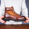 Lewis Combat Lace Boot Tan