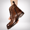 Montana Wingtip Brogue Boot Brown