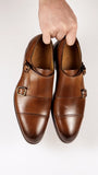 Bourne Monk Strap Tan