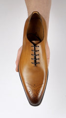 Ellington Wholecut Brogue Light Tan