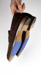 Hampton Penny Loafer Brown Suede