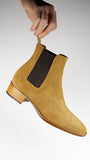 Manhattan Chelsea Boot Tan Suede
