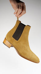 Manhattan Chelsea Boot Tan Suede