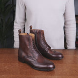 Florence Wingtip Brogue Boot Brown