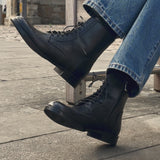 Florence Wingtip Brogue Boot Black