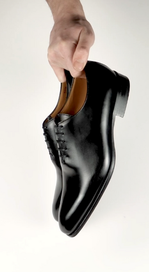 Mens black wholecut 2024 shoes