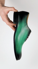 Benson Wholecut Custom Patina Green