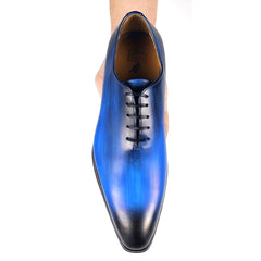 Benson Wholecut Custom Patina Blue