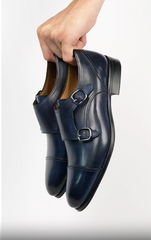 Bourne Monk Strap Blue