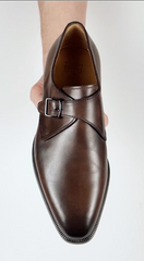 Brooklyn Single Monk Strap Brown