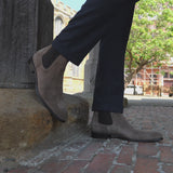 Eastwood Chelsea Boot Taupe Brown Suede