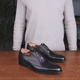 Cambridge Wingtip Oxford Brogue Black