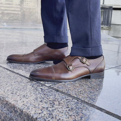 Bourne Monk Strap Tan