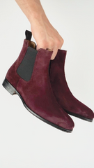 Eastwood Chelsea Boot Burgundy Suede
