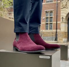 Eastwood Chelsea Boot Burgundy Suede