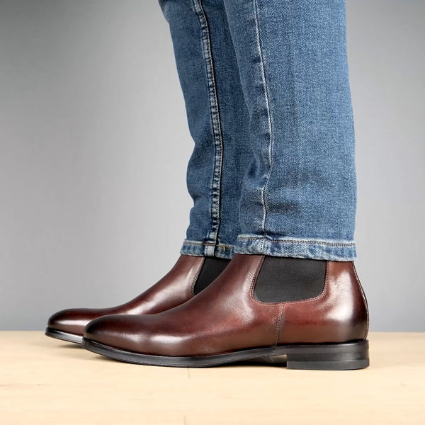 Oxblood Chelsea Boots Vibram Sole | Thomas Bird | tblon.com