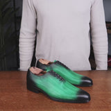 Benson Wholecut Custom Patina Green