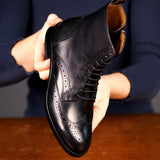 Florence Wingtip Brogue Boot Black