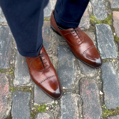 Harrow Cap Toe Oxford Tan