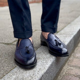 Henley Tassel Loafer Blue