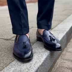 Henley Tassel Loafer Blue