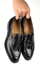 Henley Tassel Loafer Black