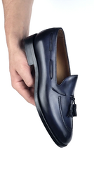 Henley Tassel Loafer Blue