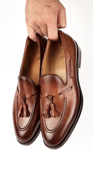 Henley Tassel Loafer Chestnut