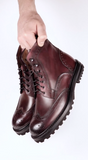 Montana Wingtip Brogue Boot Oxblood
