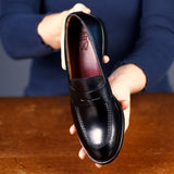Roma Penny Loafer Black