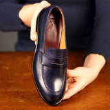 Roma Penny Loafer Blue