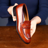 Roma Penny Loafer Chestnut