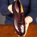 Siena Wingtip Oxford Brogue Oxblood