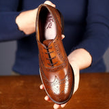 Siena Wingtip Oxford Brogue Tan