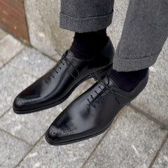 Soho Wholecut Oxford Brogue Black