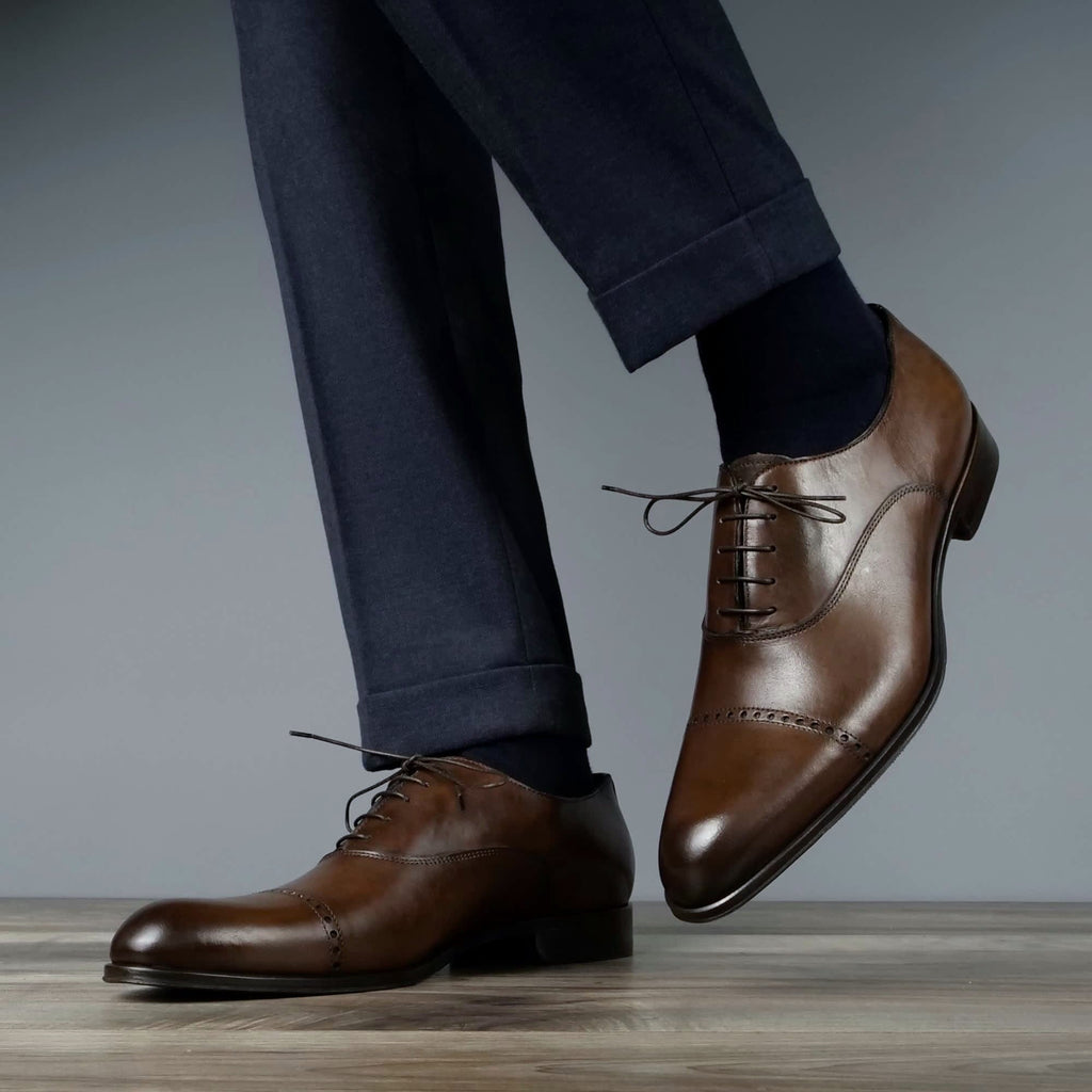 Cap Toe Oxford Dark Brown | Thomas Bird | tblon.com Cap Toe Oxford Dark Brown | Thomas Bird | tblon.com