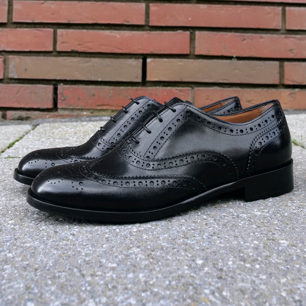 Siena Wingtip Oxford Brogue Black