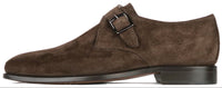 Brooklyn Single Monk Strap Brown Suede