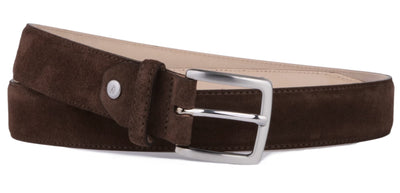 Suede Belt Brown