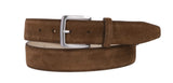 Suede Belt Medium Brown