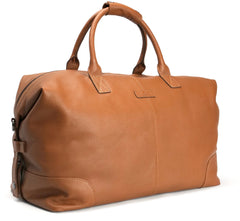 Leather Weekend Bag Tan