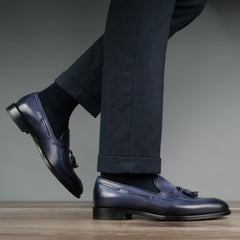 Henley Tassel Loafer Blue