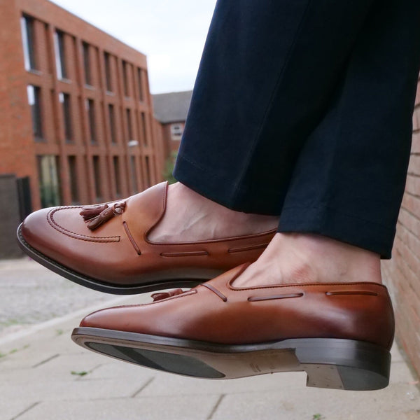 Henley Tassel Loafer Chestnut